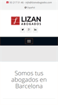 Mobile Screenshot of lizanabogados.com